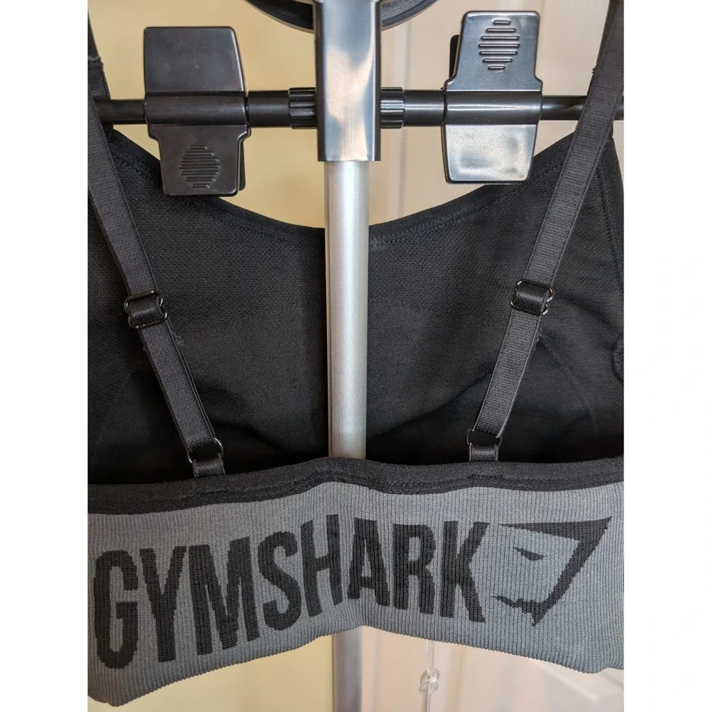 Gymshark Flex‎ Strappy Sports Seamless DRY Logo Adjustable Padded NWT - Size XS